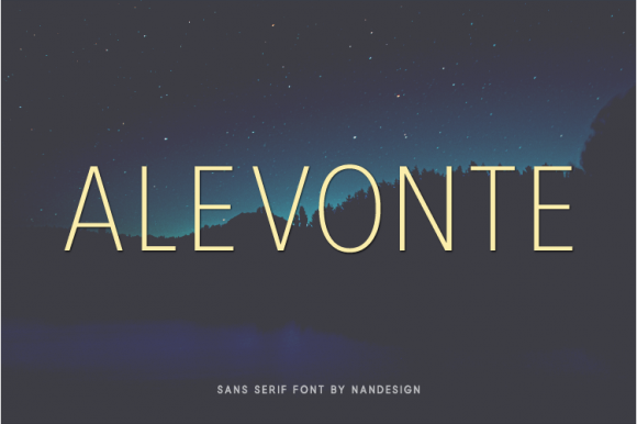 Alevonte: A Modern Sans Serif for Polished Web Design