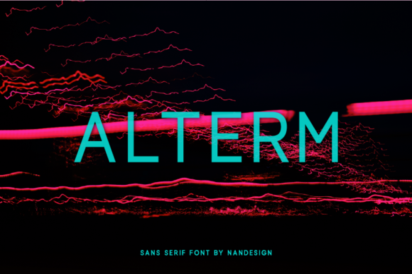 Alterm: The Modern Sans Serif Typeface for Handmade Brands