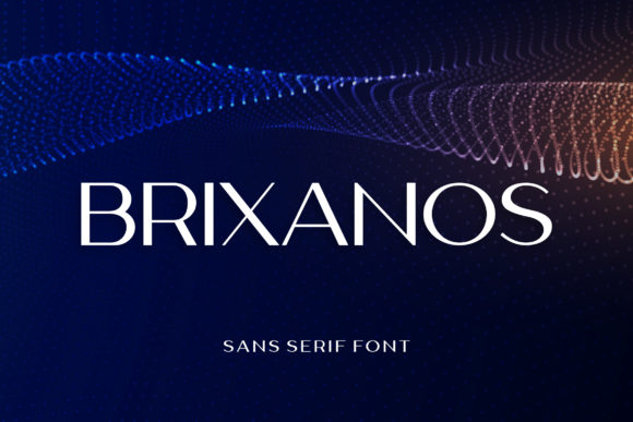Brixanos: The Casual Sans Serif Typeface for Handmade Branding