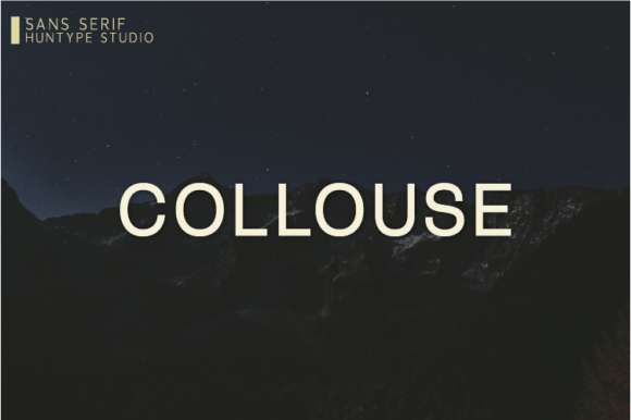 Collouse: The Modern Sans Serif Typeface for Handmade Branding