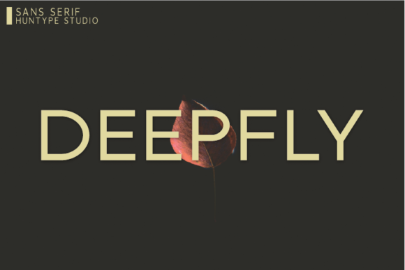 Deepfly: The Clean Sans Serif Font for Polished Brand Identity