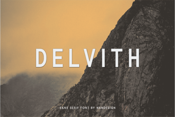 Delvith: The Minimal Sans Serif Typeface for Clean Brand Identity