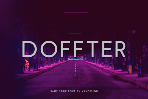 Doffter: A Modern Sans Serif Typeface for Editorial Clarity