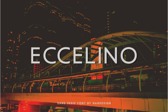 Eccelino: The Minimal Sans Serif Font for Clearer Campaign Design