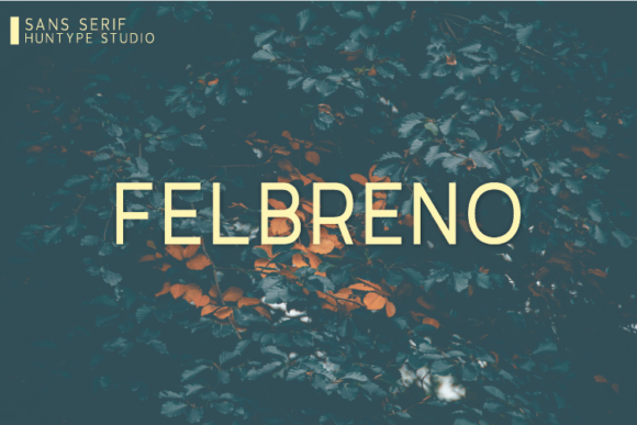 Felbreno: The Modern Sans Serif Typeface for Editorial Design