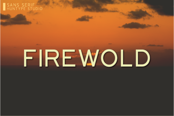 Firewold: A Clean Sans Serif Typeface for Modern Web Design