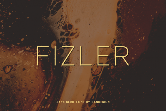 Fizler: A Modern Sans Serif for Clean Brand Identity Projects
