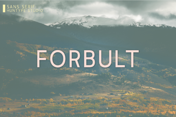 Forbult: The Clean Sans Serif Typeface for Clear Campaign Messaging