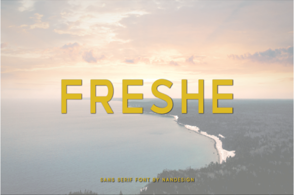 Freshe: A Clean Sans Serif Font for Modern Editorial Design