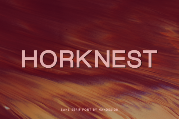 Horknest: The Clean Sans Serif Typeface for Clearer Campaign Messaging