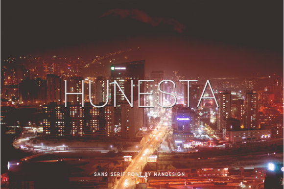 Hunesta: The Modern Sans Serif Font for Consistent Brand Identity