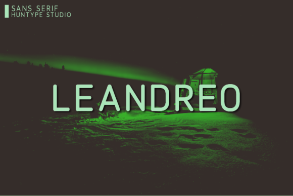 Leandreo: A Minimal Sans Serif Typeface for Clean Editorial Design