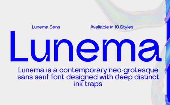 Lunema: A Minimal Sans Serif Typeface for Clean Brand Identity