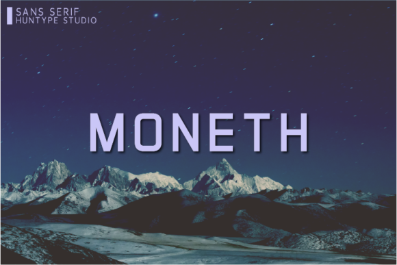 Moneth: The Minimal Sans Serif Typeface for Scroll-Stopping Digital Design