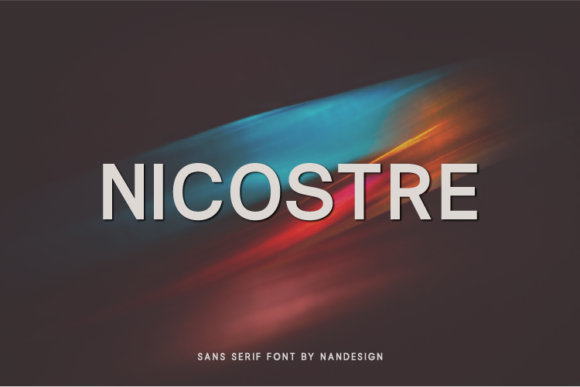 Nicostre Typeface: A Minimal Sans Serif for Handmade Branding