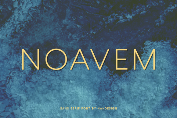 Noavem: A Modern Sans Serif Typeface for Digital Branding