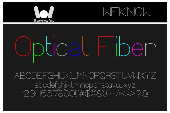 Optical Fiber Typeface Review: A Clean Sans Serif for Modern Branding
