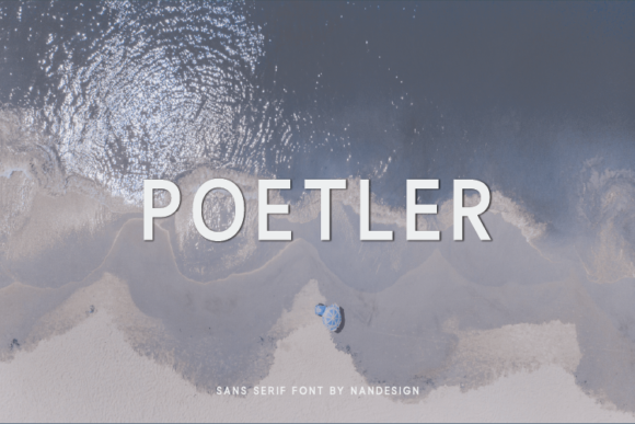 Poetler: The Minimal Sans Serif Font for Modern Crafters