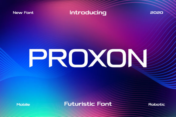 Proxon: The Futuristic Sans Serif Font for Modern Crafters