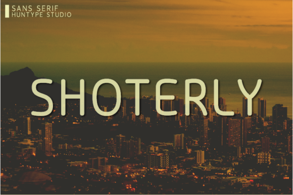 Shoterly: The Clean Sans Serif Typeface for Handmade Branding