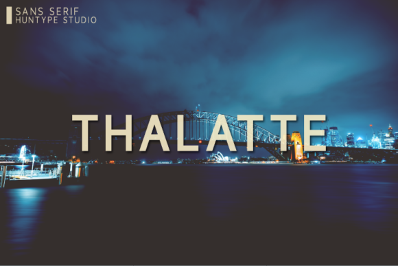 Thalatte Typeface: The Clean Sans Serif for Clear Campaign Messaging
