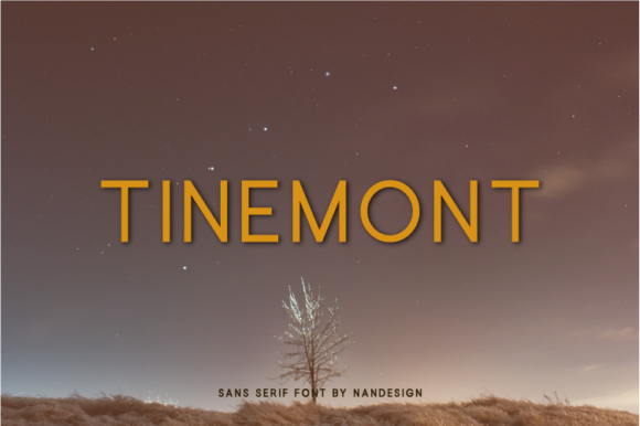 Tinemont: The Modern Sans Serif Typeface for Clean Digital Design