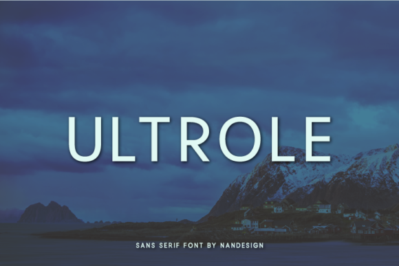 Ultrole Typeface: A Fresh Sans Serif for Modern Brand Identity