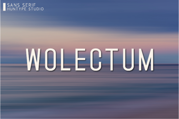 Wolectum: The Clean Sans Serif Typeface for Polished Brand Identity