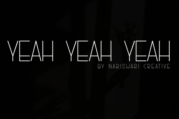 Yeah, Yeah, Yeah: A Minimal Sans Serif Typeface for Modern Web Design